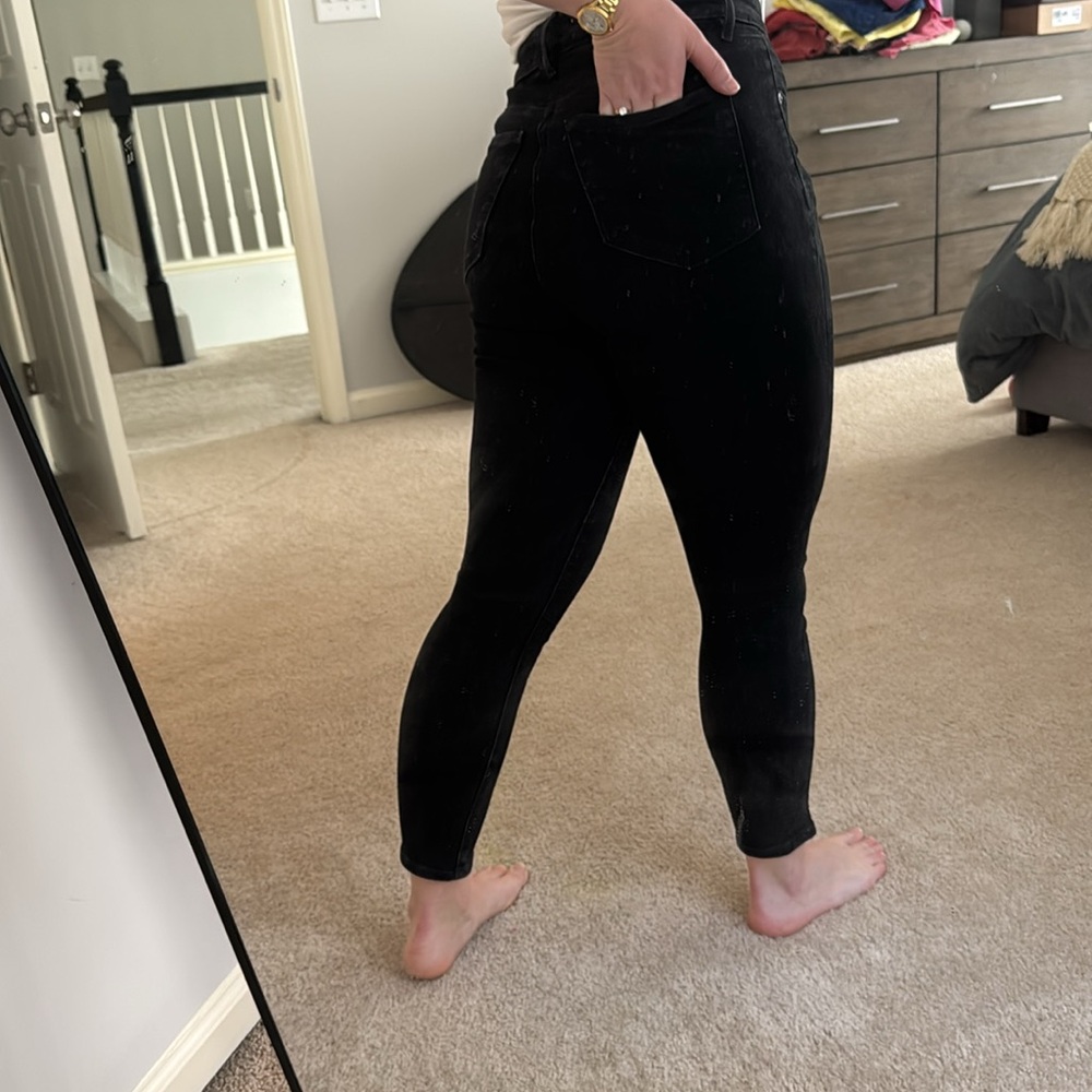 Women's Black High Waist Skinny Jeans